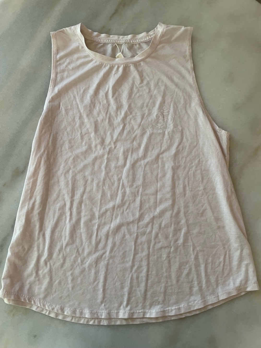 Spiritual Gangster Light Pink Women's Sleeveless Tank TopEveryday Namaste size L